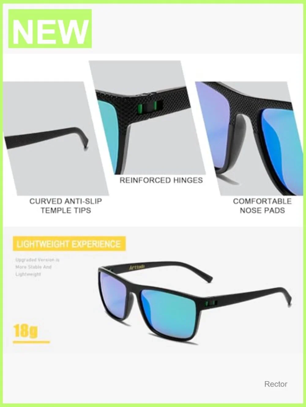Polarized Golf Sunglasses for Men Women Lightweight UV Protection